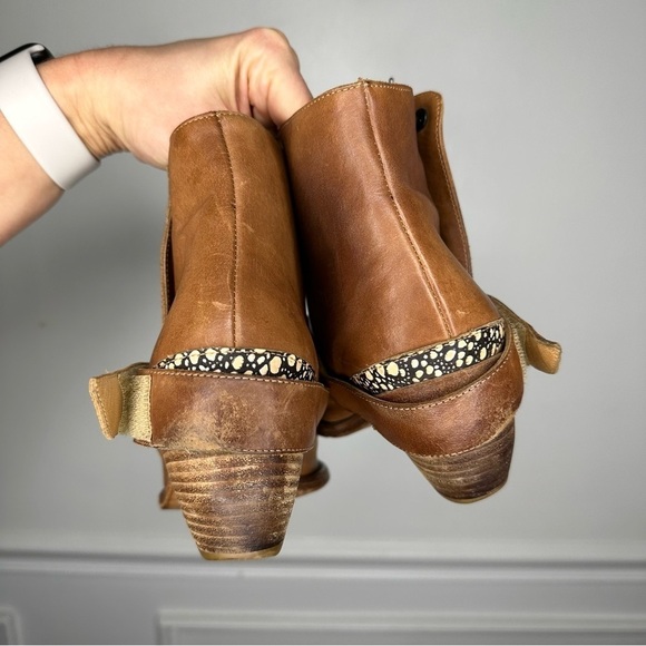 VPT by LD Tuttle Brown Leather Strap Boot Womens EU 36 US 6 - Picture 10 of 13